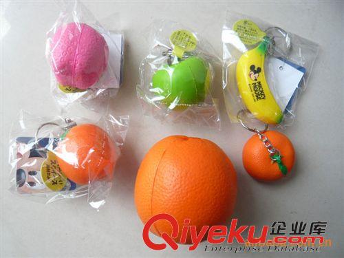 PU玩具 【廠家直銷】自主生產(chǎn)銷售 PU 水果鑰匙扣