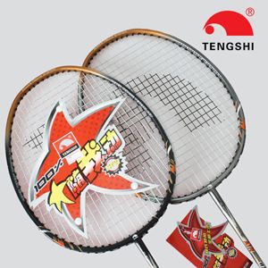 滕氏/Tengshi zp批發(fā)Tengshi/滕氏 6300gd鋁合金一體羽毛球拍一付裝