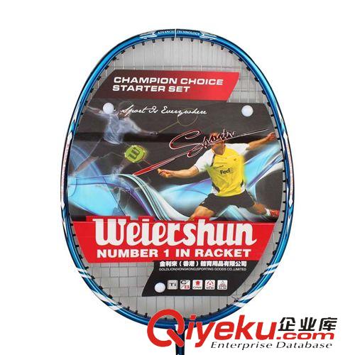 維爾順/Weiershun zp 維爾順 3200-B 碳鋁羽毛球拍 已穿線