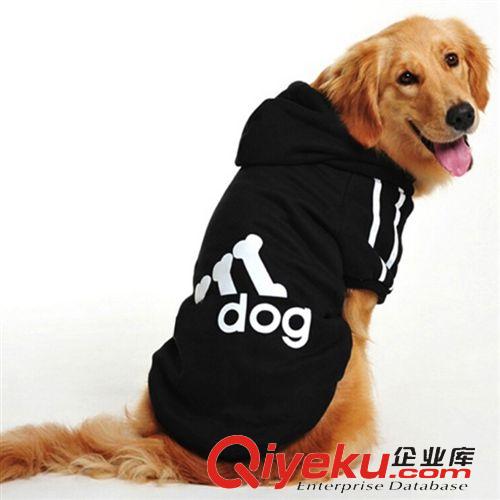 關(guān)注新品更新  現(xiàn)貨批發(fā)皮皮淘 超大碼阿迪adidog寵物衛(wèi)衣 金毛大狗衣服 秋冬裝原始圖片2