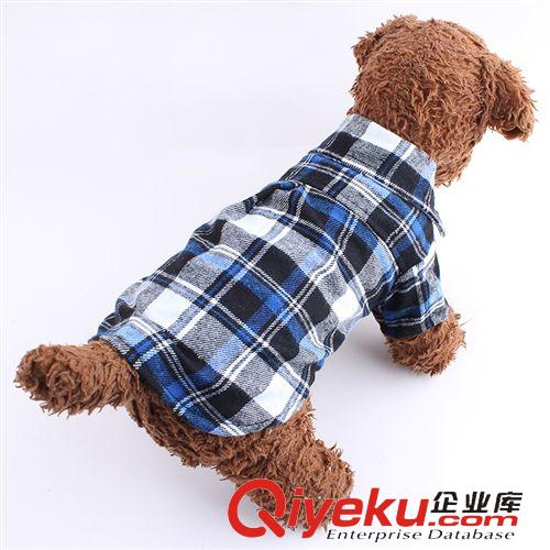 寵物衣服-皮皮淘 廠家直銷皮皮淘休閑格子寵物衣服 兩腳狗狗襯衫 可小額混批原始圖片2