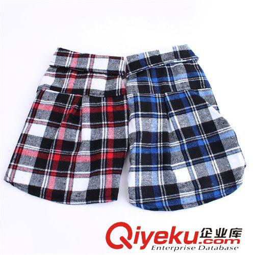 寵物衣服-皮皮淘 廠家直銷皮皮淘休閑格子寵物衣服 兩腳狗狗襯衫 可小額混批原始圖片3
