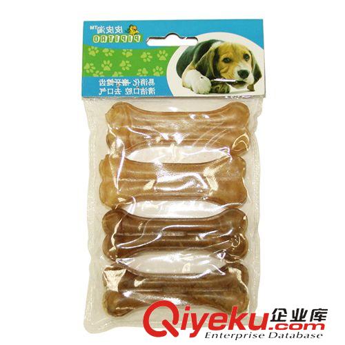 寵物食品 現(xiàn)貨混批皮皮淘寵物皮壓骨 3寸4支裝狗狗骨頭 價格穩(wěn)定庫存足