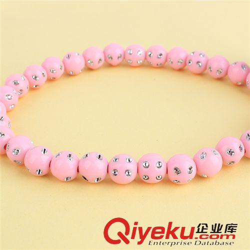 皮皮淘品牌專區(可天貓授權) 批發粉色帶鉆珠子小狗項鏈 皮皮淘寵物夢幻項鏈 日系可愛風潮原始圖片2