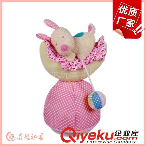 卡通毛絨玩具系列 廠家定制嬰兒玩具布偶音樂歡樂熊不倒翁寶寶毛絨早教益智玩具原始圖片3