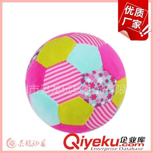 毛絨球系列 搖鈴嬰幼兒益智手抓毛絨球 拼接綠黃毛絨搖鈴布球 填充毛絨球定制原始圖片3