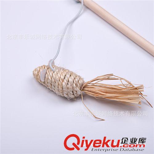 貓玩具 貓玩具 EQUALPETStr木桿劍麻老鼠逗貓棒