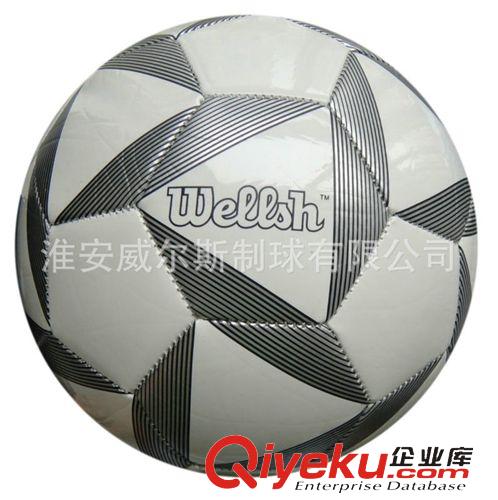 精品推薦 廠家定制藍色足球 5號足球 機縫PVC足球原始圖片2