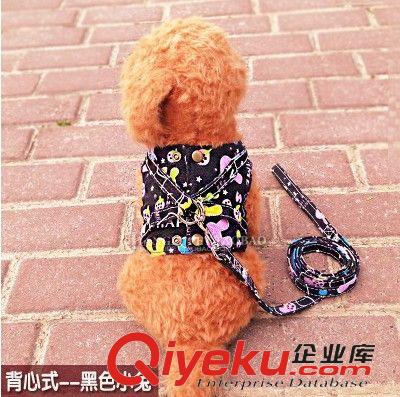 2015 4月上新 寵物泰迪牽引繩狗繩狗鏈子中型小型犬遛狗繩胸背帶小狗戶外牽引繩原始圖片3