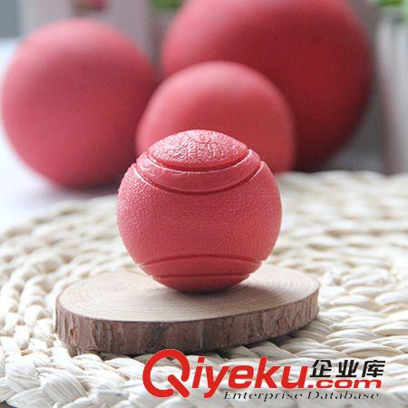 2015 3月上新 促銷寵物玩具球4.5cm小型犬橡膠球彈力球 超級耐咬磨牙實(shí)心球原始圖片2