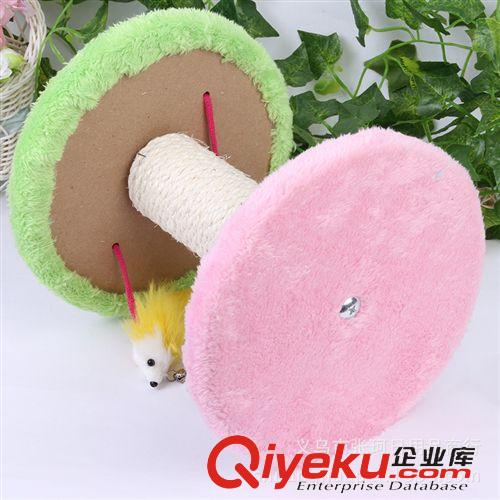 2015 3月上新 新款可愛圓雙層吊老鼠貓玩具 小貓爬架 寵物玩具 貓{za}貓樹跳臺原始圖片3
