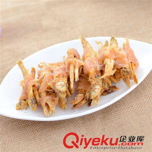 11月上新 Krama雞肉繞小魚100g 狗狗零食貓咪食品訓(xùn)練獎(jiǎng)品魚干咸魚寵物用品