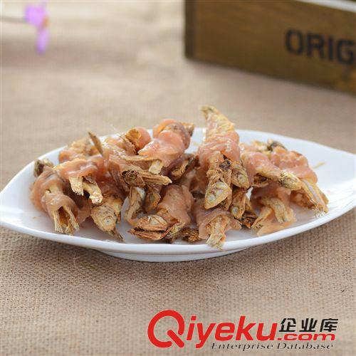 11月上新 Krama雞肉繞小魚100g 狗狗零食貓咪食品訓(xùn)練獎(jiǎng)品魚干咸魚寵物用品