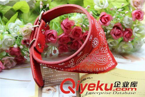 寵物牽引繩項圈 花紋寵物三角巾項圈 狗狗圍巾圍脖口水巾圍嘴 寵物飾品方巾領(lǐng)巾原始圖片2