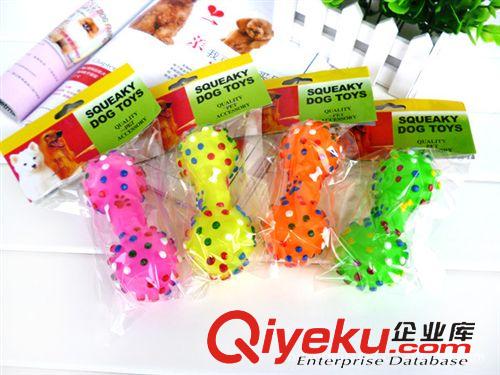 寵物玩具 小刺啞鈴寵物玩具/狗狗玩具/發(fā)聲/球形橡膠耐咬原始圖片3