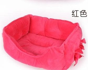 寵物睡覺(jué)用品 寵物蝴蝶結(jié)窩  寵物窩狗窩 棉窩 貓狗窩  厚窩 狗窩狗床小號(hào)原始圖片2
