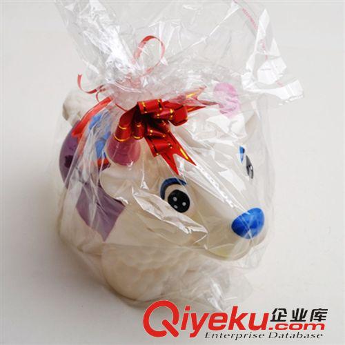 工藝禮品 塑料存錢罐擺件 可愛發(fā)羊財儲蓄罐 工藝品批發(fā)十元店日用百貨原始圖片2