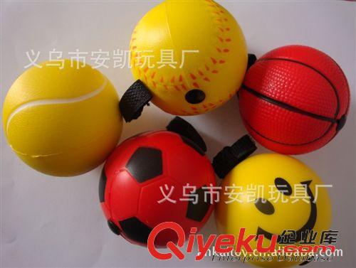 YOYO球類 [廠價直銷]:PU發泡YOYO球 YOYO玩具球 可印LOGO (足球款式)