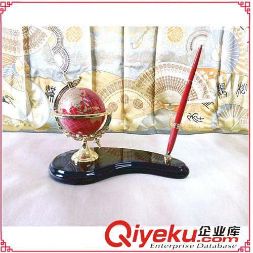 gd禮品 勝券在握金瓷辦公擺件地球儀名片座寶珠筆大氣開業(yè)喬遷禮品