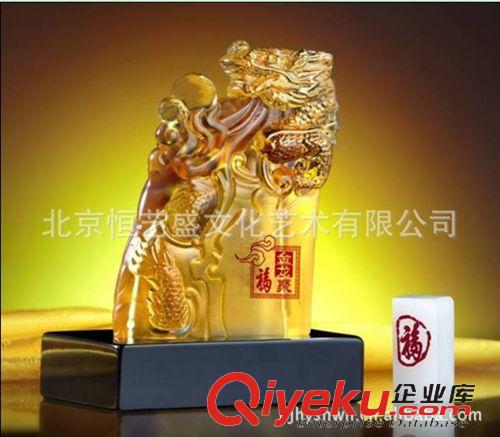 【印章玉璽】 金龍聚福，龍年經典新品，實用和觀賞兼有的一款gd禮品