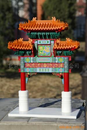 【北京特色禮品】 供應(yīng)北京特色禮品 風(fēng)景小牌樓，精美建筑工藝品 新奇特禮品