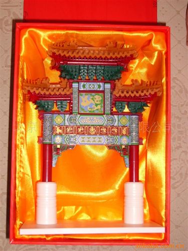 【北京特色禮品】 供應(yīng)北京特色禮品 風(fēng)景小牌樓，精美建筑工藝品 新奇特禮品