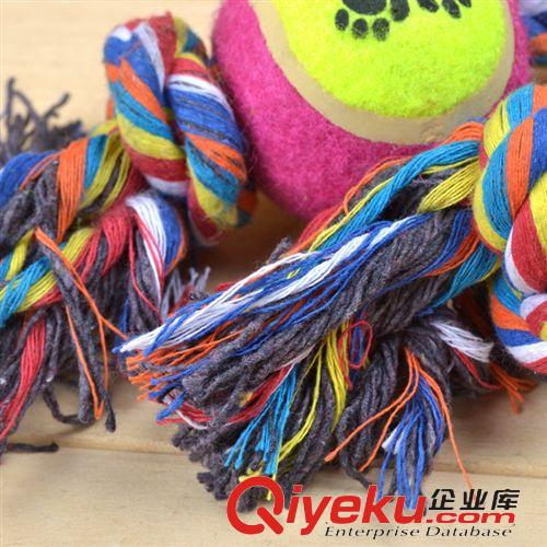 貓狗玩具--北京佩它 佩它CT00009雙球棉結繩玩具(新價格體系)原始圖片3
