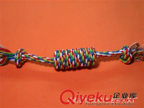 狗狗玩具 供應優質（30ＣＭ） 寵物用品　棉繩磨牙潔齒繩結玩具