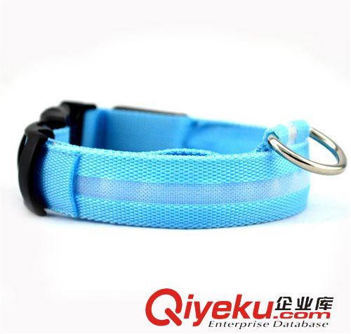 LED發光寵物用品 2.5寬度 寵物用品發光項圈狗項圈LED魚絲網尼龍小中大型犬閃光原始圖片3