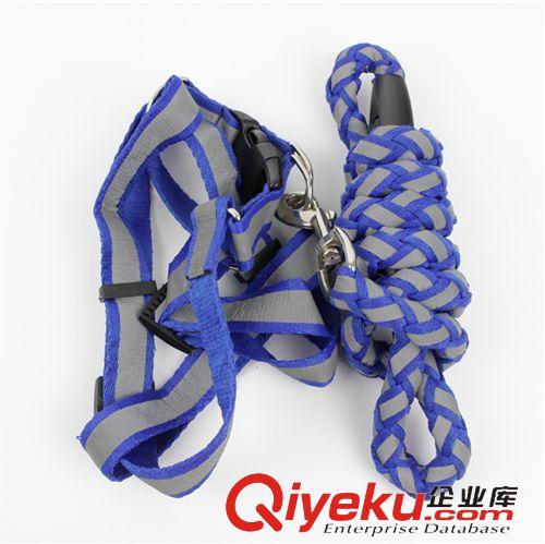 寵物外出牽引套裝 寵物用品批發 寵物反光牽引套裝 中小型犬狗繩 狗狗發光牽引套裝原始圖片2