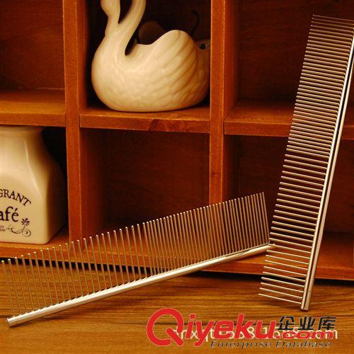 寵物美容清潔用品 新品tj狗狗梳子寵物長齒美毛梳專用開結梳子泰迪美容直排梳用品原始圖片2
