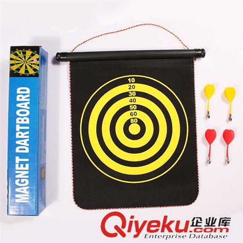 健身休閑用品區(qū) 雷加爾 12寸飛鏢 磁性安全飛鏢 雙面標(biāo)靶 飛鏢套裝 加厚 配4鏢原始圖片2