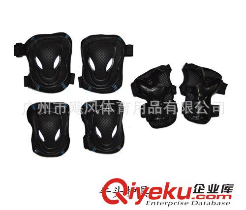 專業直排溜冰鞋系列 牛頭護具溜冰鞋護具成人輪滑護具直排輪滑護具六件套原始圖片3