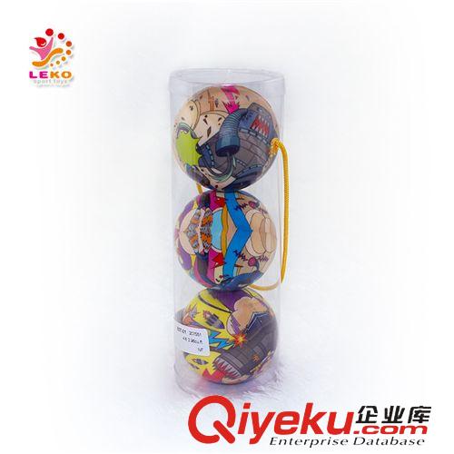 pu球|彈力球|發泄球 笑臉球 3粒桶裝pu笑臉發泄球 三色pu笑臉球【360度pu全彩印】