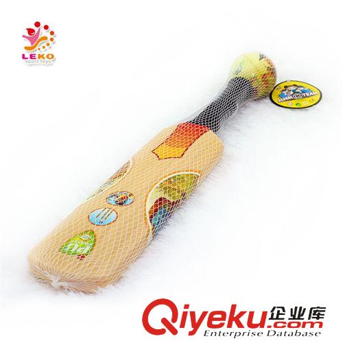 pu板球棒 【360度pu全彩印】網(wǎng)袋發(fā)泡板球組合 兒童pu發(fā)泡板球組合原始圖片2