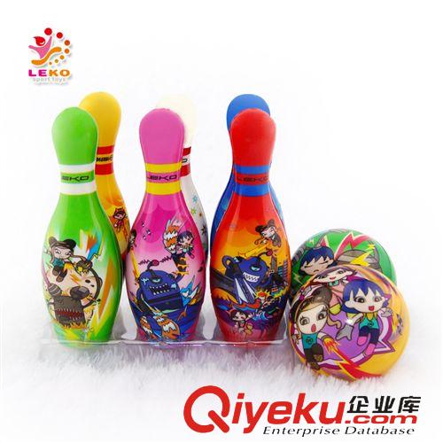 pu保齡球 大號pu玩具保齡球 pu全彩印玩具保齡球套裝組合原始圖片2