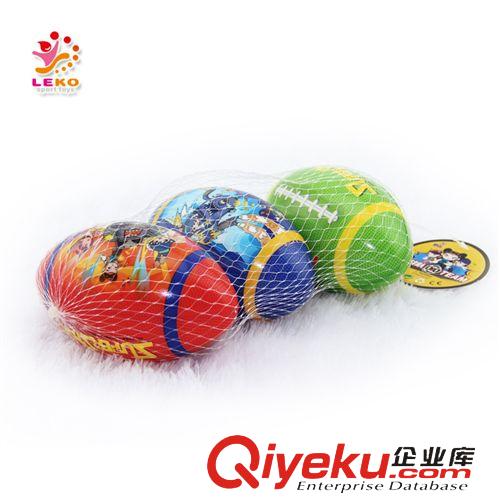 pu橄欖球 兒童運動休閑玩具 【360度pu全彩印】兒童玩具 組合套裝pu橄欖球