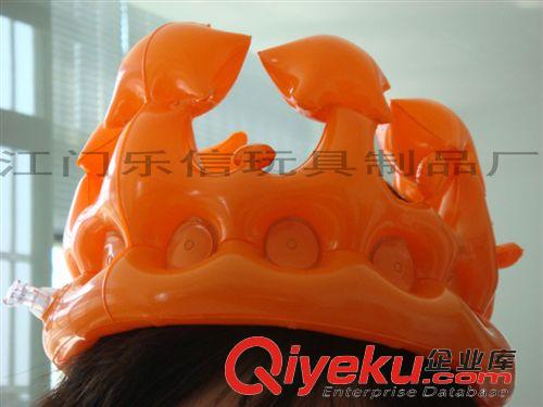 樂信充氣廣告產品 【質量貨期{dy}】6P全環保PVC充氣帽子 充氣hg原始圖片2