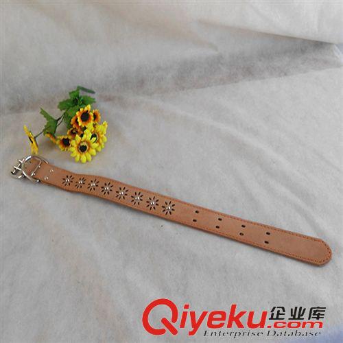 寵物牽引 寵物項圈批發 精美皮質 可調節寵物 狗項圈 中大型犬寵物用品原始圖片3