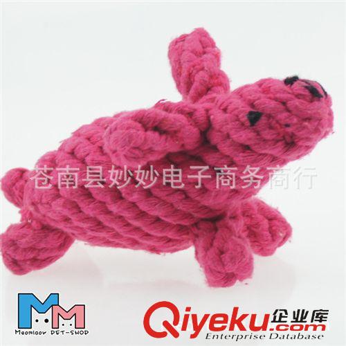 寵物編織(hot!) 寵物棉繩玩具 啃咬玩具 寵物玩具梅花鹿 超精致玩具 寵物廠家批發(fā)原始圖片3