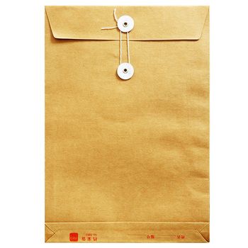 辦公用品 南京辦公用品批發(fā) 得力5953 175克牛皮紙檔案袋 文件袋 混漿原始圖片2