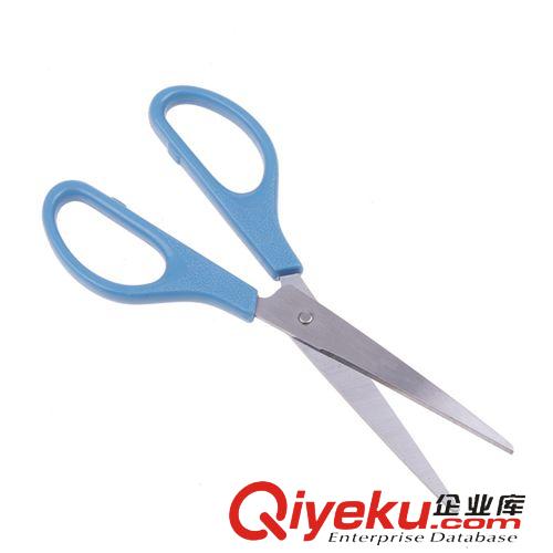 辦公用品 南京辦公用品批發配送 得力0603 170mm 中號辦公剪刀 藍黑隨機原始圖片2