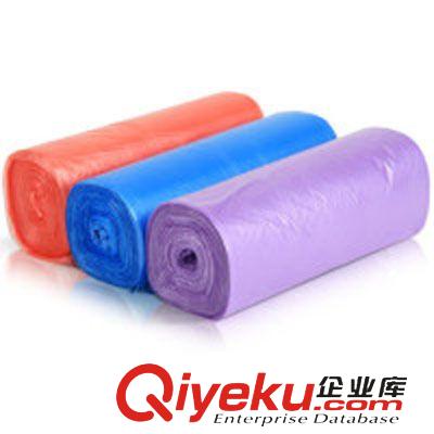 生活用品 得力9585彩色加厚型垃圾袋 45*55CM垃圾袋 点断式 韧性好90只装