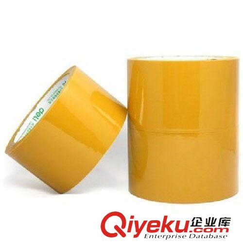 膠帶產(chǎn)品 得力30358米黃色封箱膠帶批發(fā)60mm×60y （54.9米）6卷/筒