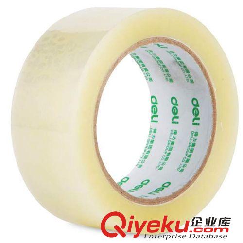 胶带产品 得力30183 普通透明封箱胶带批发 45mm*100y（91.4米） 6卷/筒