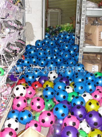 球類玩具 【廠家直銷】供應pvc充氣玩具球，兒童玩具足球，印花球，波波球原始圖片2