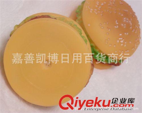 寵物玩具/訓犬產(chǎn)品 寵物發(fā)聲玩具 狗狗橡膠玩具 漢堡發(fā)聲狗玩具,狗寵物玩具寵物用品原始圖片3