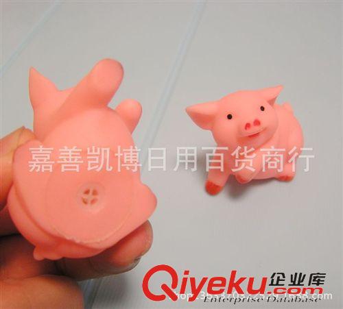 寵物玩具/訓犬產品 小號卡通發聲寵物玩具 貓狗響聲玩具寵物用品BB發聲豬玩具原始圖片3