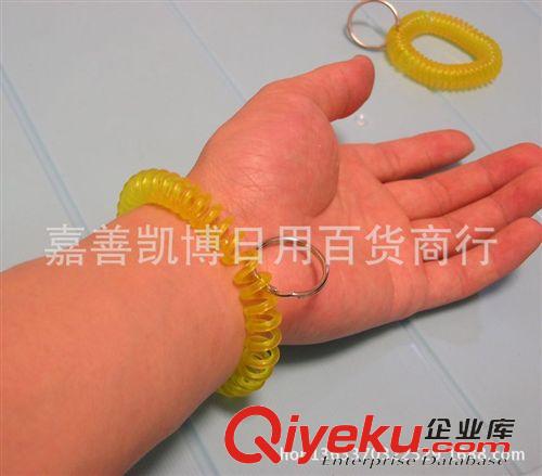 手電筒/發圈手圈 現貨批發電話線手圈塑料彈簧手圈QQ圈手環浴室手牌圈發圈原始圖片2