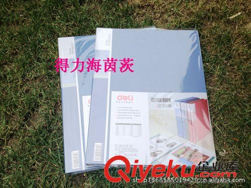 文件管理 5712透明文件袋11孔資料備用袋A4單包100張Deli得力活頁資料冊